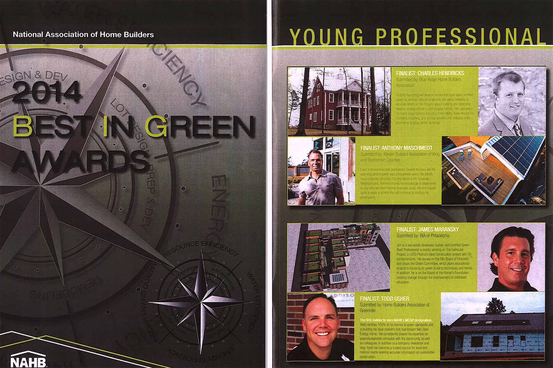 2014 Best in Green Young Professional Award