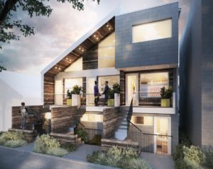 Seattle green townhomes