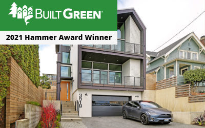 Dwell Home Receives 2021 Built Green Hammer Award